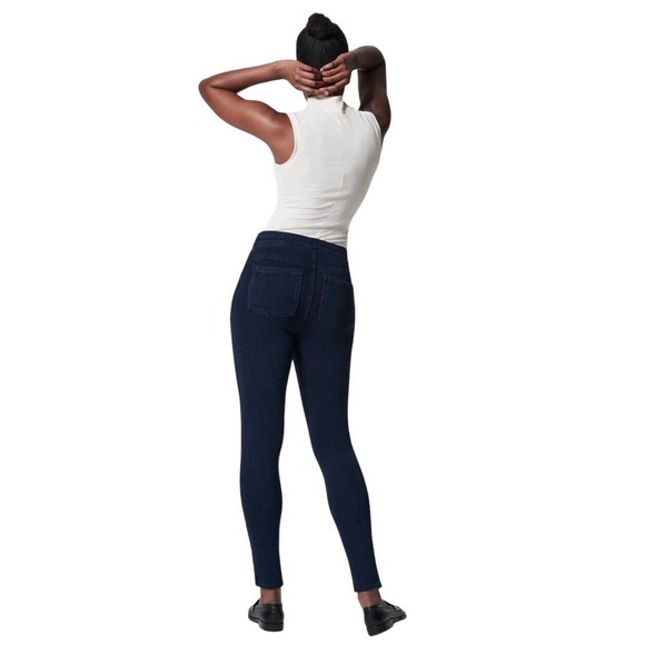 Spanx Jean-ish Ankle Leggings Womens Size Large Shaping Comfort Stretch Jeggings - Picture 3 of 16